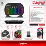 MINITECLADO INALAMBRICO CYBERTEL TOUCH RGB - Imagen 2