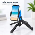 MINI TRÍPODE DE MESA PARA CELULAR – SOPORTE PORTÁTIL Y AJUSTABLE - Imagen 2