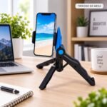 MINI TRÍPODE DE MESA PARA CELULAR – SOPORTE PORTÁTIL Y AJUSTABLE - Imagen 4