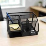 ORGANIZADOR DE ESCRITORIO METALICO MULTIFUNCIONAL - Imagen 4