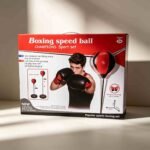 SET DE BOX CON BOLA DE VELOCIDAD AJUSTABLE PARA NIÑOS