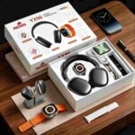 COMBO 3 EN 1  YX96 – AUDIFONO, SMARTWHATCH, MINIPARLANTE Y CABLES - Imagen 2