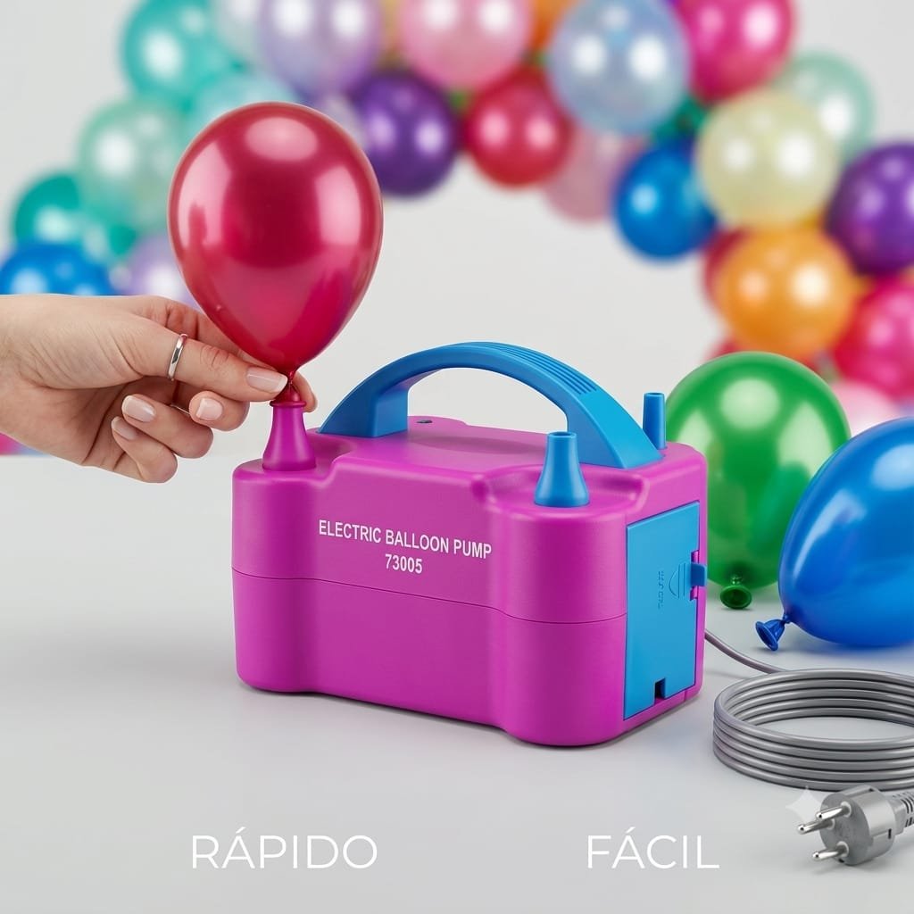 WhatsApp Image 2026-07-20 at 6.17.18 PM (2) INFLADOR ELECTRICO PARA GLOBOS CON DOBLE BOQUILLA - Imagen 1