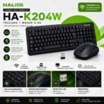 COMBO TECLADO MAS MOUSE HALION INALAMBRICO HA-K204W