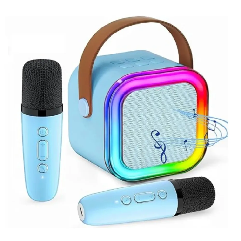 imageUrl_2 MINI PARLANTE KARAOKE CON MICROFONO PARA NIÑOS - Imagen 1