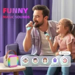 MINI PARLANTE KARAOKE CON MICROFONO PARA NIÑOS - Imagen 2