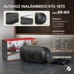 PARLANTE INALAMBRICO CON ANTENA KTS-1673