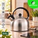 TETERA DE ACERO INOXIDABLE 2.0 L CON SILBATO - Imagen 3