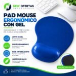 PAD MOUSE ERGONÓMICO CON APOYO DE GEL PARA MUÑECA - Imagen 4