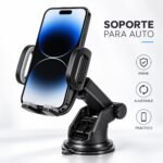 SOPORTE PARA CELULAR DE AUTO CON BASE DE SUCCIÓN AJUSTABLE - Imagen 3